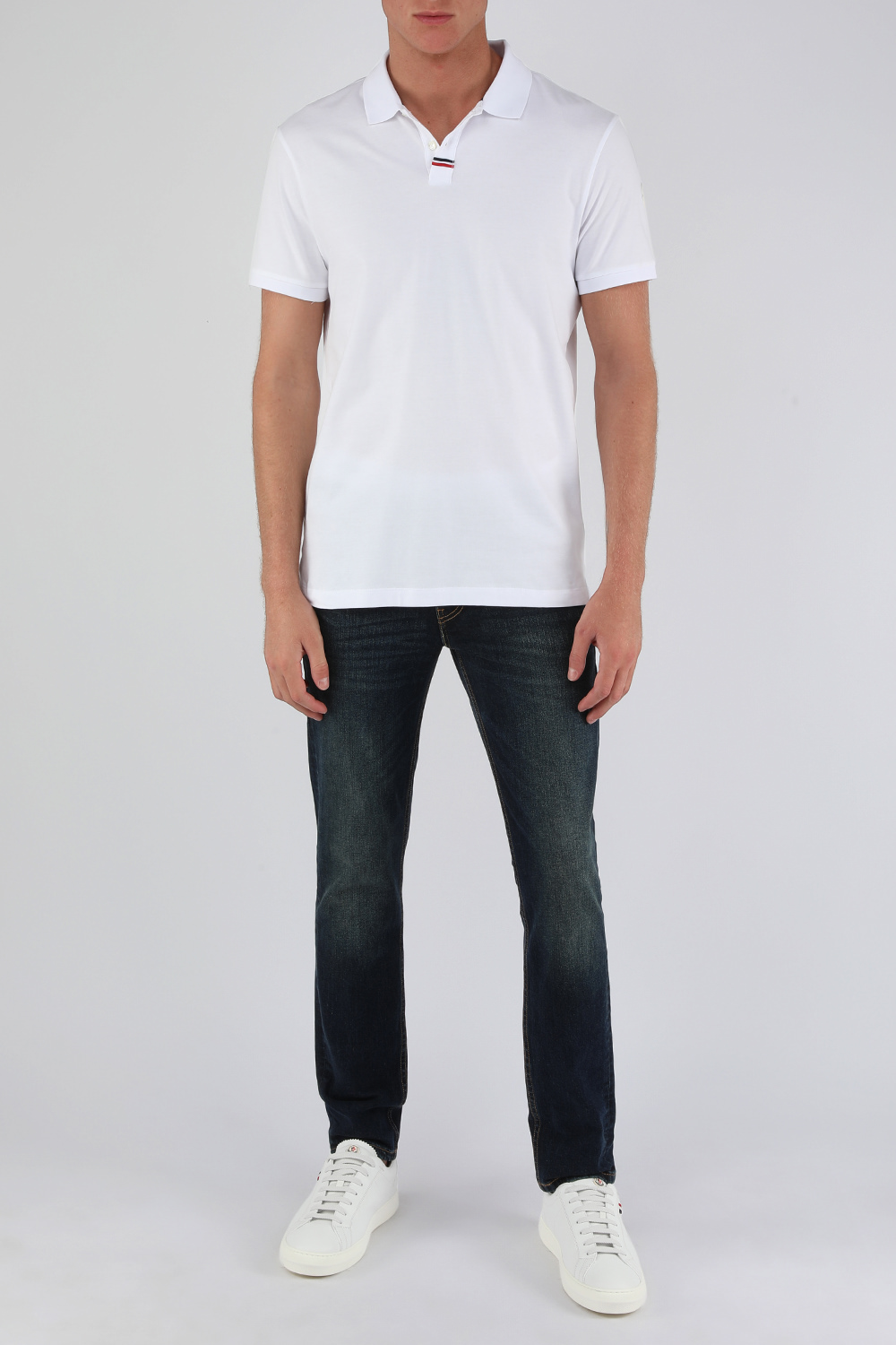 חולצת פולו טריקולור